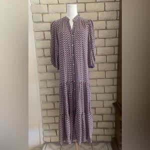 Max Studio Button-Down Maxi Dress